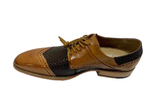 Vilas Cap Toe Oxford Tan Multi Stacy Adams