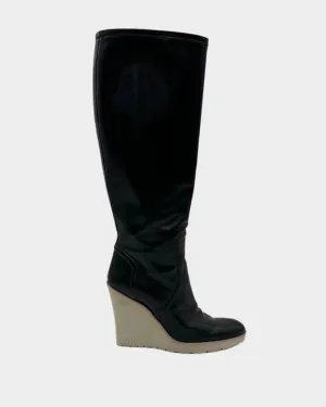 Wedge Rubber Boots