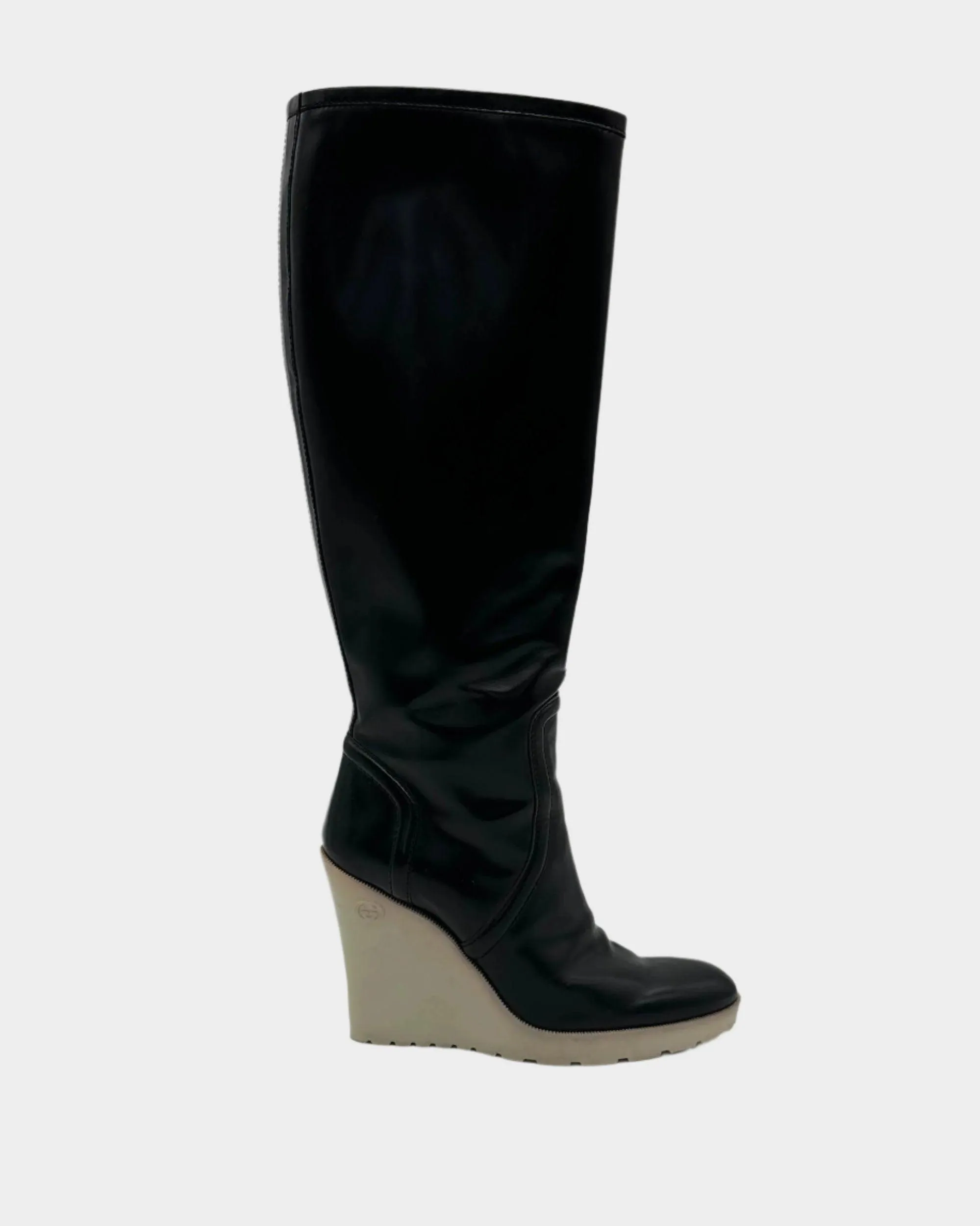 Wedge Rubber Boots