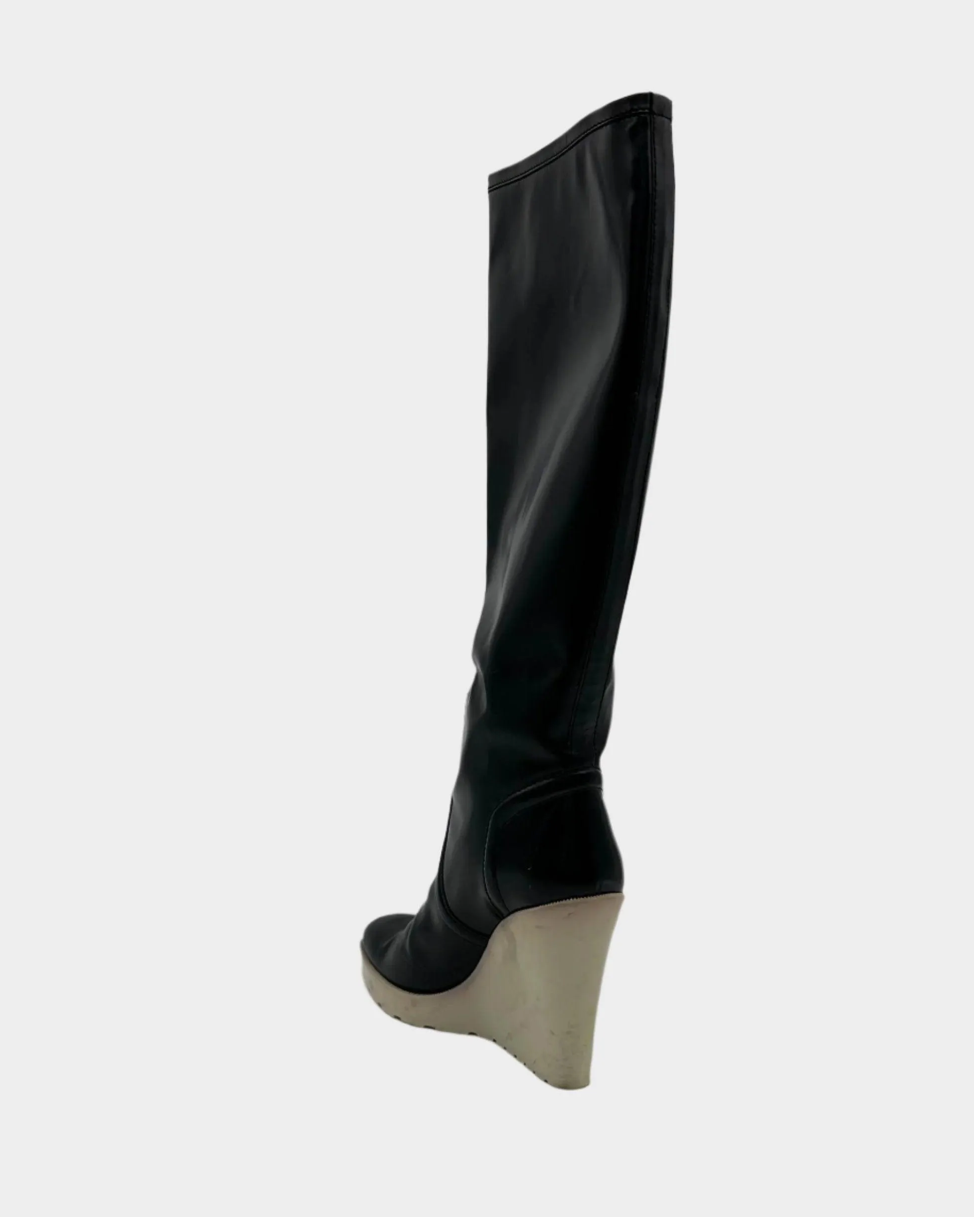 Wedge Rubber Boots